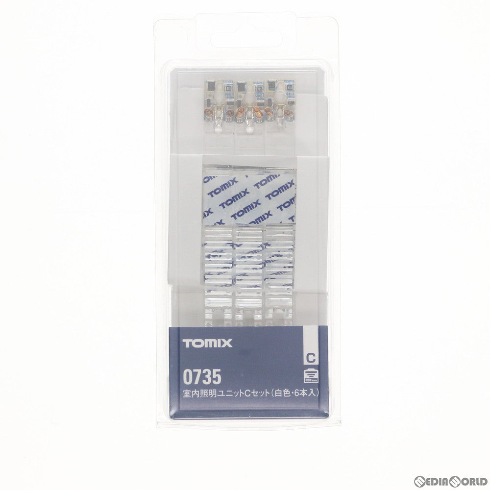 【新品】【お取り寄せ】[RWM] 0735 室内照明ユニットCセット(白色LED・6本入) Nゲージ 鉄道模型 TOMIX(トミックス)(20161218)
