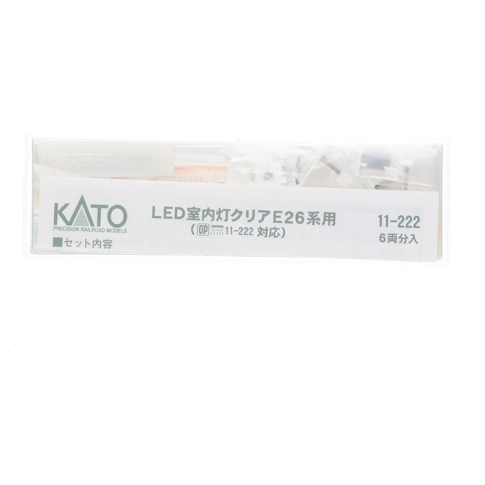 【新品】【お取り寄せ】[RWM] (再販) 11-222 LED室内灯クリア E26系用 6両分入 Nゲージ 鉄道模型 KATO(カトー) (20221228)