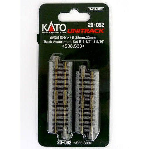 【新品】【お取り寄せ】[RWM] 20-092 UNITRACK(ユニトラック) 端数線路セットB Nゲージ 鉄道模型 KATO(カトー)(20161202)