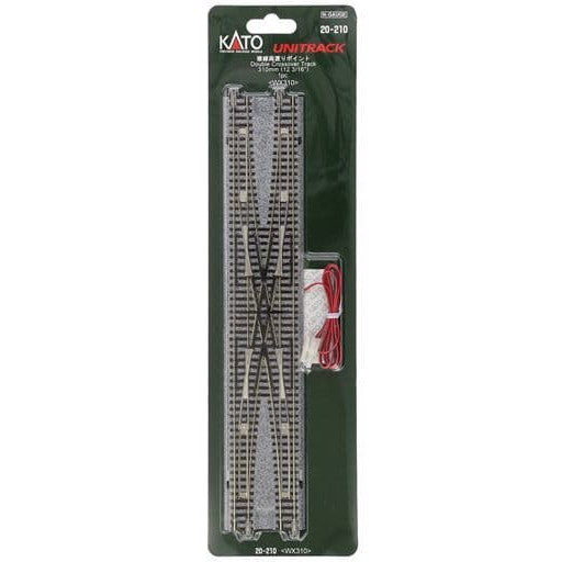 【新品】【お取り寄せ】[RWM] 20-210 UNITRACK(ユニトラック) 複線両渡りポイント(ダブルクロス) Nゲージ 鉄道模型 KATO(カトー)(20111231)