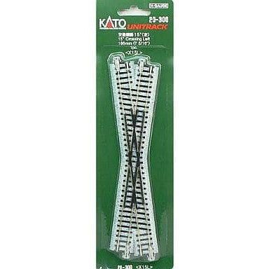 【新品】【お取り寄せ】[RWM] 20-300 UNITRACK(ユニトラック) 交差線路15°(左) Nゲージ 鉄道模型 KATO(カトー)(20111231)
