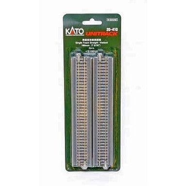 【新品】【お取り寄せ】[RWM] 20-410 UNITRACK(ユニトラック) 単線高架直線線路 186mm(2本入) Nゲージ 鉄道模型 KATO(カトー)(20071231)