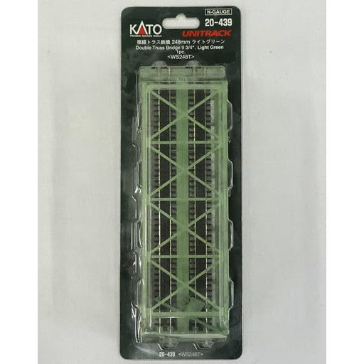 【新品】【お取り寄せ】[RWM] 20-439 UNITRACK(ユニトラック) 複線トラス鉄橋 ライトグリーン Nゲージ 鉄道模型 KATO(カトー)(20130531)