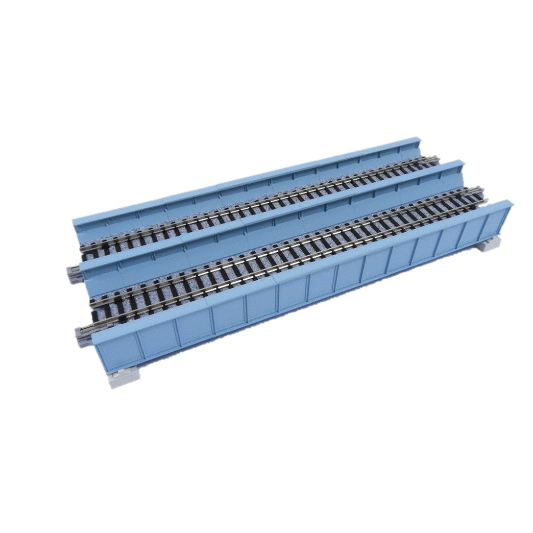 【新品】【お取り寄せ】[RWM] 20-455 UNITRACK(ユニトラック) 複線プレートガーダー鉄橋(ライトブルー) Nゲージ 鉄道模型 KATO(カトー)(20050731)