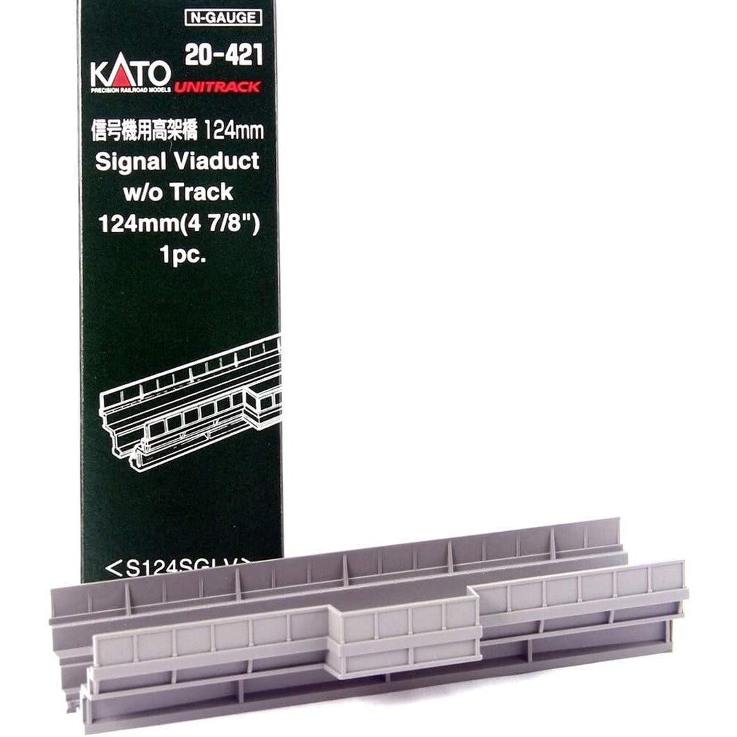 【新品】【お取り寄せ】[RWM] 20-421 UNITRACK(ユニトラック) 信号機用高架橋124mm(線路なし) Nゲージ 鉄道模型 KATO(カトー)(20120131)