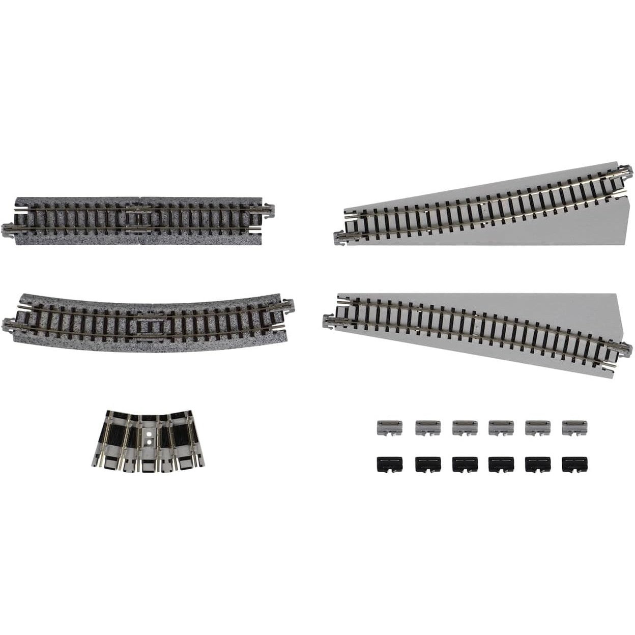 【新品】【お取り寄せ】[RWM] 20-286 UNITRACK(ユニトラック) ターンテーブル拡張線路セット(曲線) Nゲージ 鉄道模型 KATO(カトー)(20140710)