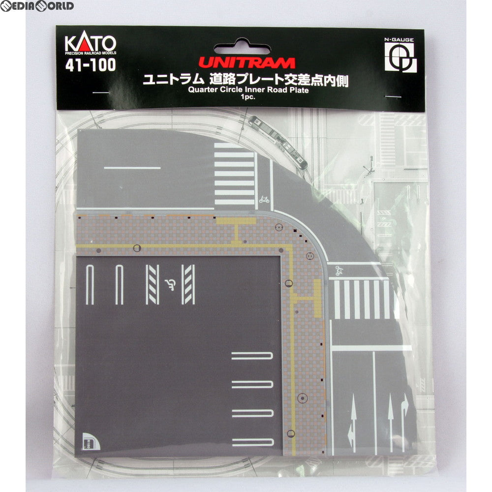 【中古即納】[RWM] 41-100 UNITRAM(ユニトラム) 道路プレート交差点 内側 Nゲージ 鉄道模型 KATO(カトー)(20121130)