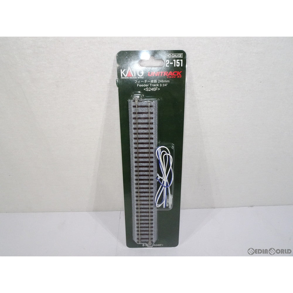 【新品】【お取り寄せ】[RWM] 2-151 UNITRACK(ユニトラック) (HO)フィーダー線路 246mm(1本入) HOゲージ 鉄道模型 KATO(カトー)(20050430)