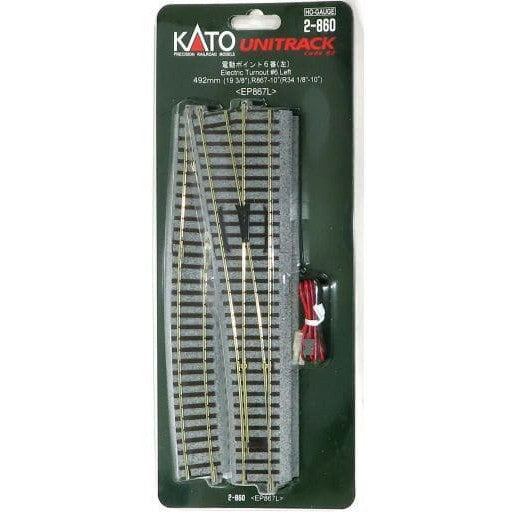 【新品】【お取り寄せ】[RWM] 2-860 UNITRACK(ユニトラック) 電動ポイント6番(左) HOゲージ 鉄道模型 KATO(カトー)(20031130)