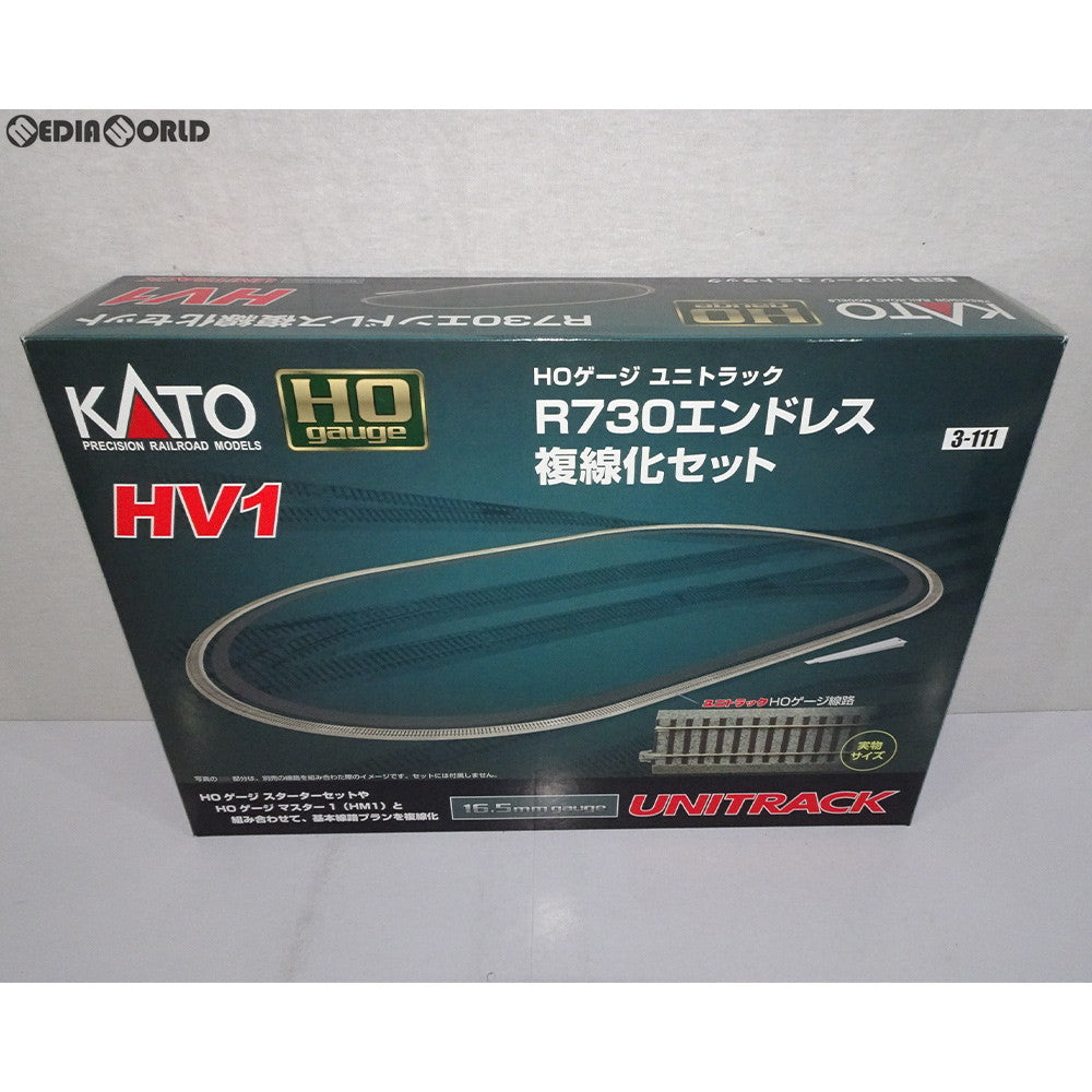 【新品】【お取り寄せ】[RWM] 3-111 UNITRACK(ユニトラック) HV-1 HOユニトラック R730エンドレス複線化線路セット HOゲージ 鉄道模型 KATO(カトー)(20110630)