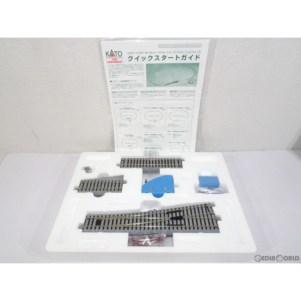 【新品】【お取り寄せ】[RWM] 3-114 UNITRACK(ユニトラック) HV4 HOユニトラック電動ポイント6番片渡りセット HOゲージ 鉄道模型 KATO(カトー)(20110731)