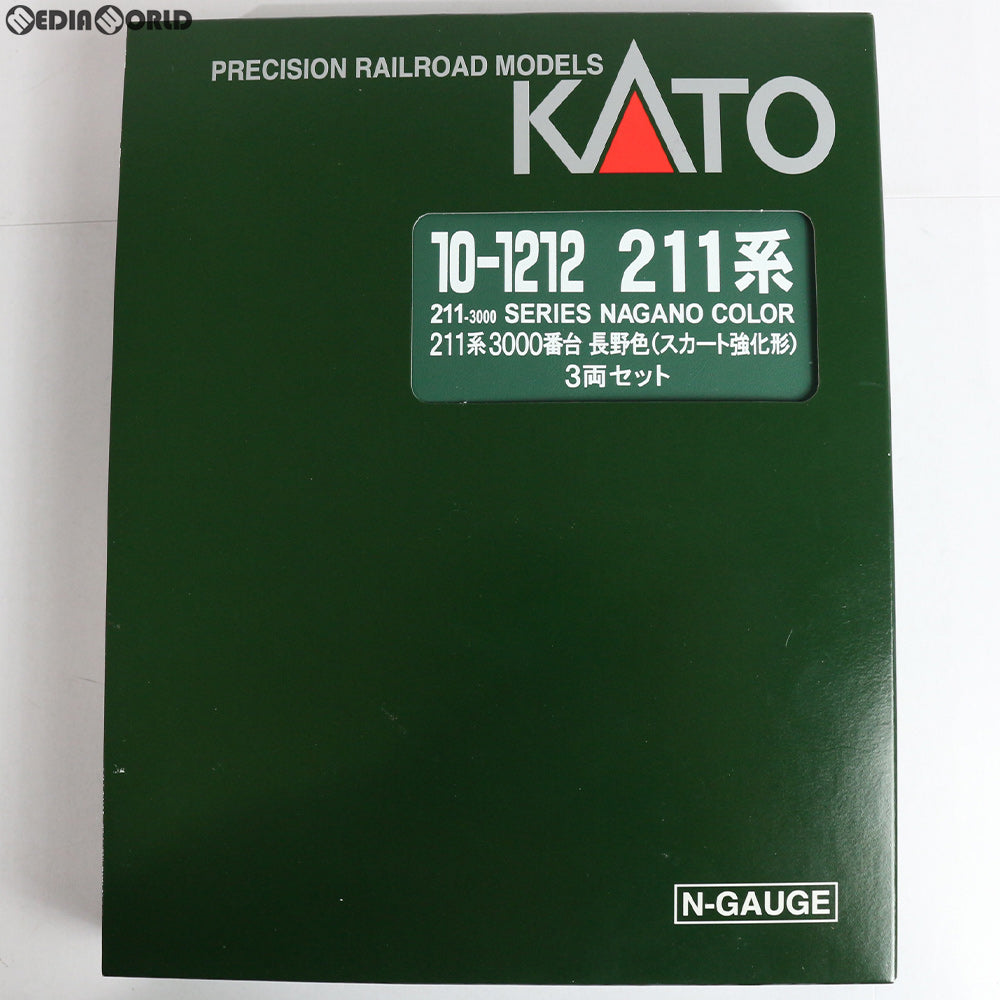 【新品】【お取り寄せ】[RWM] 10-1212 211系3000番台 長野色(スカート強化形) 3両セット Nゲージ 鉄道模型 KATO(カトー)(20190216)