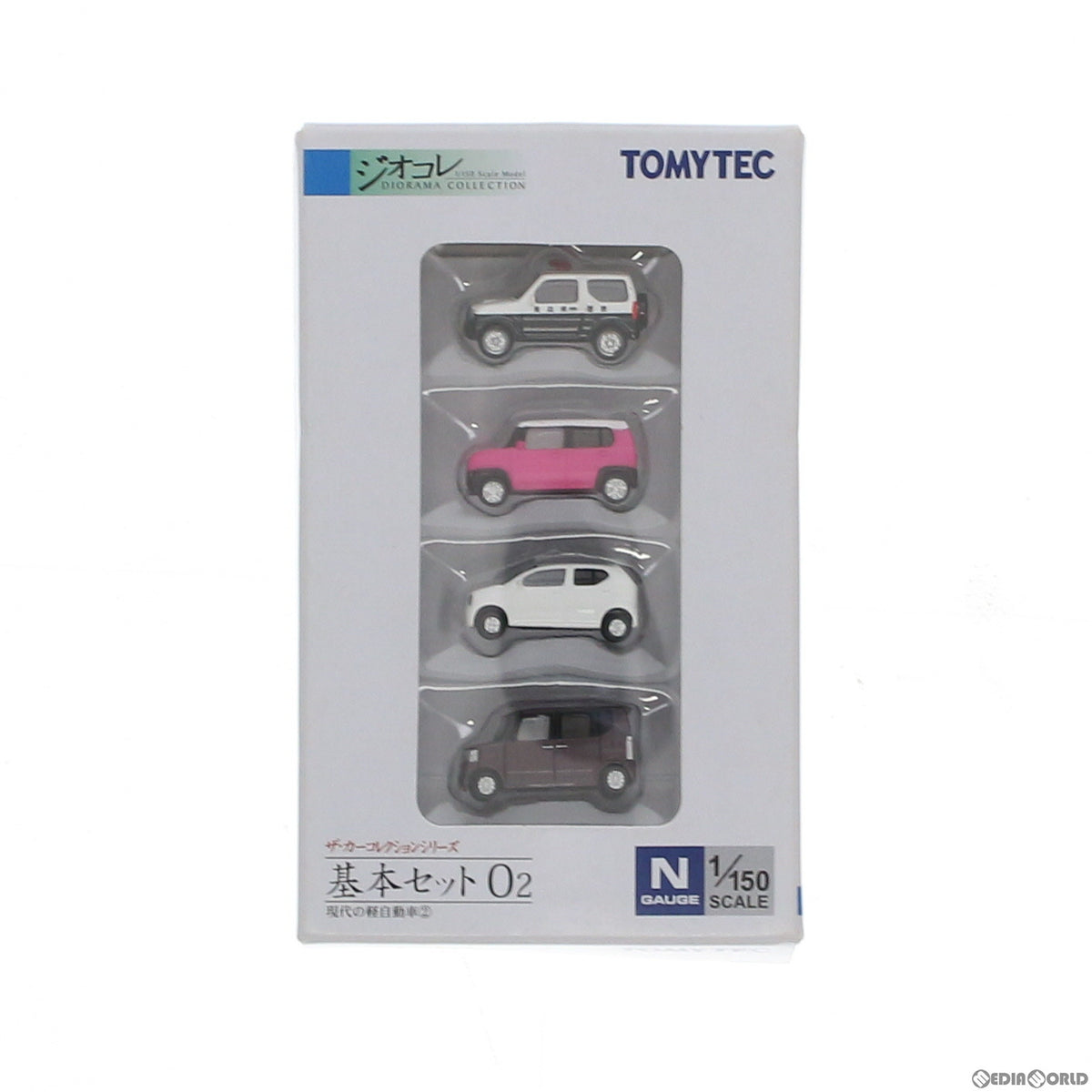 【新品】【お取り寄せ】[RWM] 293194 ザ・カーコレクション 基本セットO2(4台入り) Nゲージ 鉄道模型 TOMYTEC(トミーテック)(20190310)