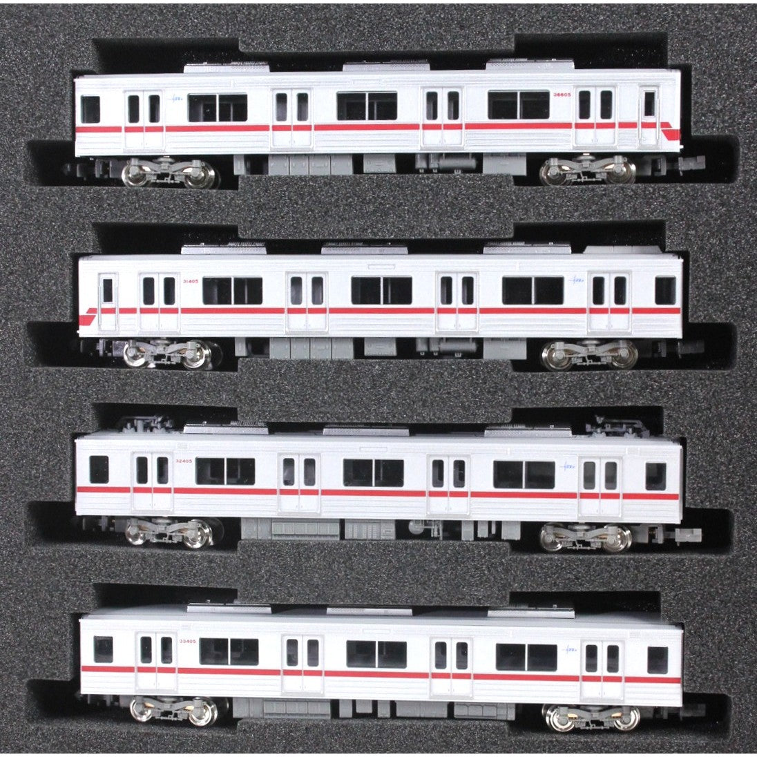 【新品】【お取り寄せ】[RWM] 30811 東武30000系(前期形・東上線)増結用中間車4両セット(動力無し) Nゲージ 鉄道模型 GREENMAX(グリーンマックス)(20190416)