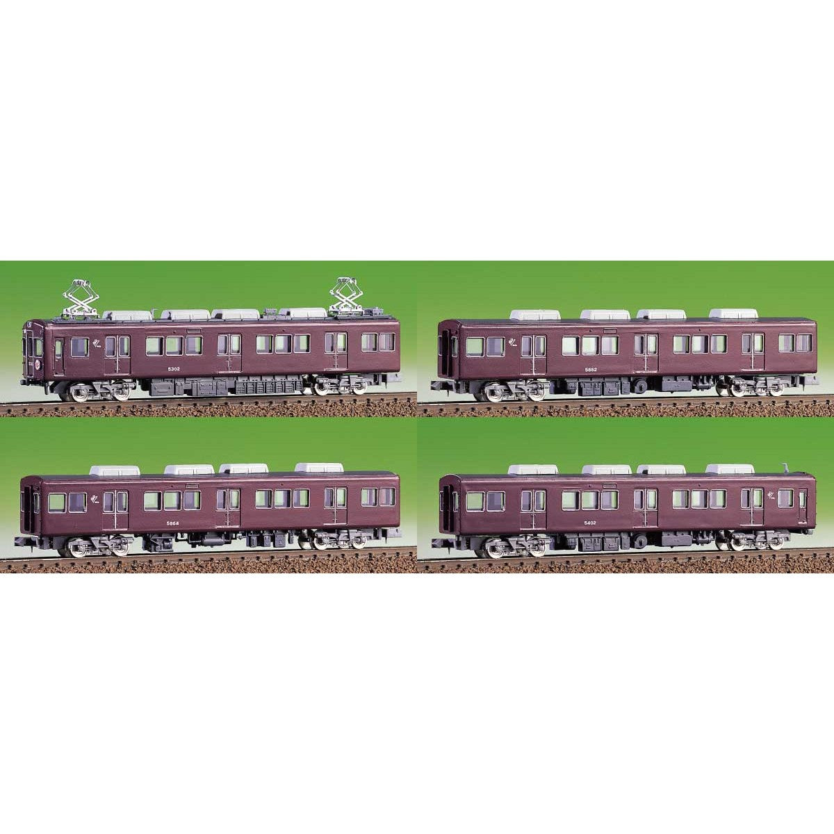 【新品】【お取り寄せ】[RWM] (再販)407A 阪急通勤車 基本4両編成セット 未塗装組立てキット Nゲージ 鉄道模型 GREENMAX(グリーンマックス)(20180527)