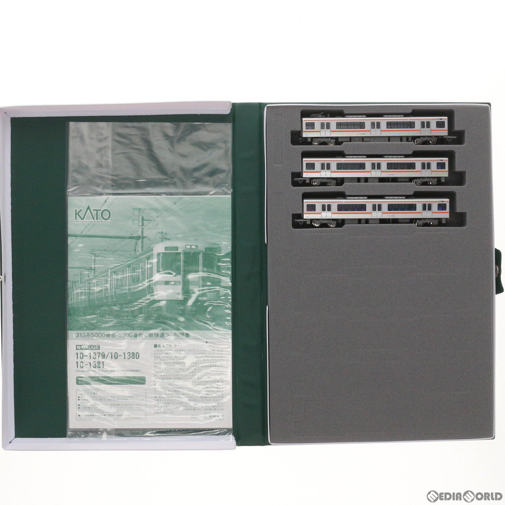 【新品】【お取り寄せ】[RWM] 10-1380 313系5000番台『新快速』 3両増結セット Nゲージ 鉄道模型 KATO(カトー)(20190414)