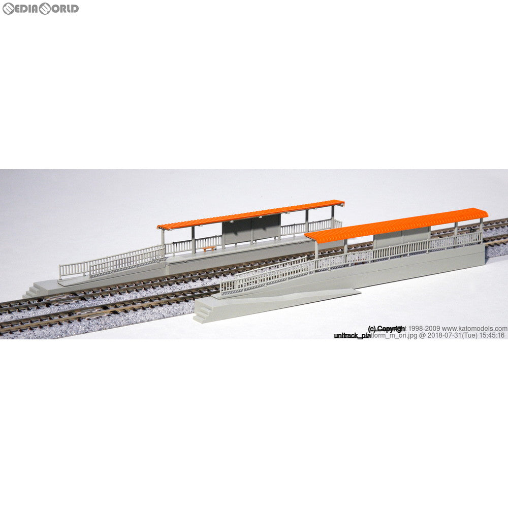 【新品】【お取り寄せ】[RWM] 23-140 UNITRACK(ユニトラック)/UNITRAM(ユニトラム) 路面電車用プラットホームセット(左/右各1入) Nゲージ 鉄道模型 KATO(カトー)(20130831)
