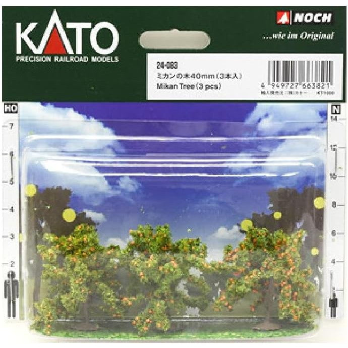 【新品】【お取り寄せ】[RWM] 24-083 ミカンの木 40mm(3本入) Nゲージ・HOゲージ 鉄道模型 KATO(カトー)/NOCH(ノッホ)(20150731)