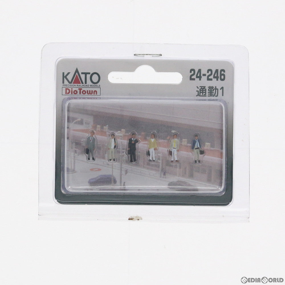 【新品】【お取り寄せ】[RWM] 24-246 DioTown(ジオタウン) (N)人形 通勤1 Nゲージ 鉄道模型 KATO(カトー)(20110930)
