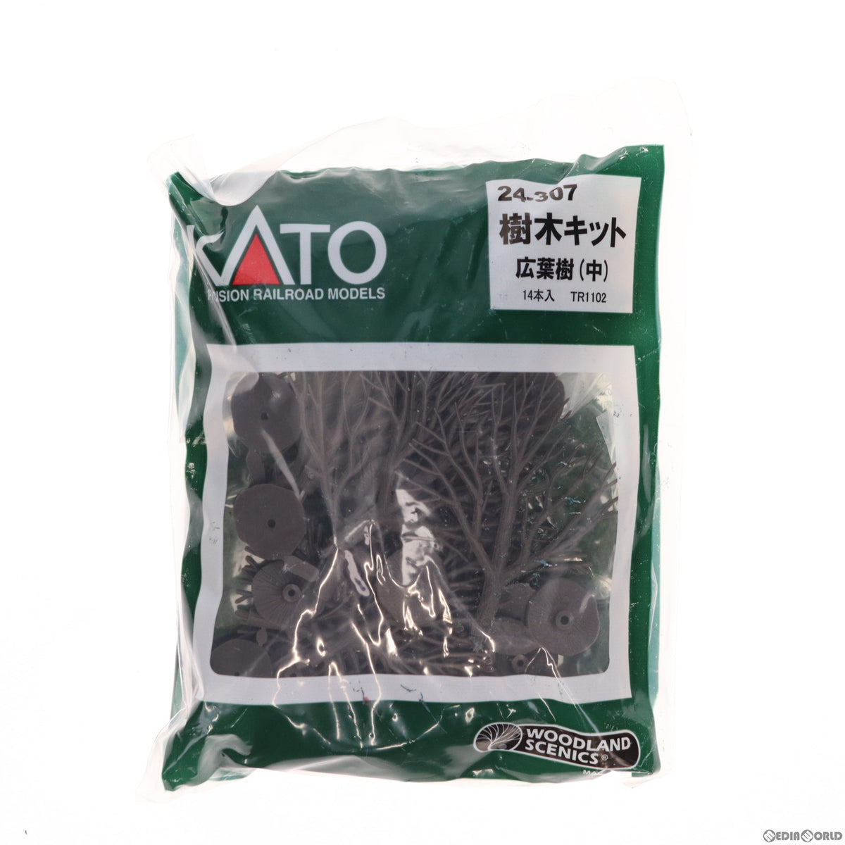 【新品】【お取り寄せ】[RWM] 24-307 樹木キット広葉樹(中) 14本入(TR1102) Nゲージ・HOゲージ 鉄道模型 KATO(カトー)/WOODLAND SCENICS(ウッドランドシーニックス)(20070831)