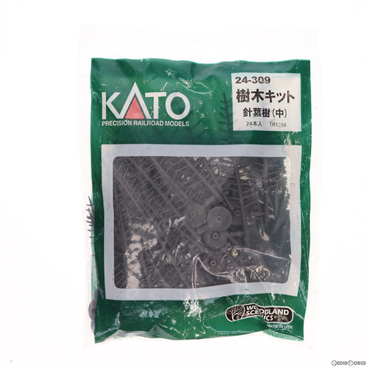 【新品】【お取り寄せ】[RWM] 24-309 樹木キット針葉樹(中) 24本入(TR1105) Nゲージ・HOゲージ 鉄道模型 KATO(カトー)/WOODLAND SCENICS(ウッドランドシーニックス)(20070831)