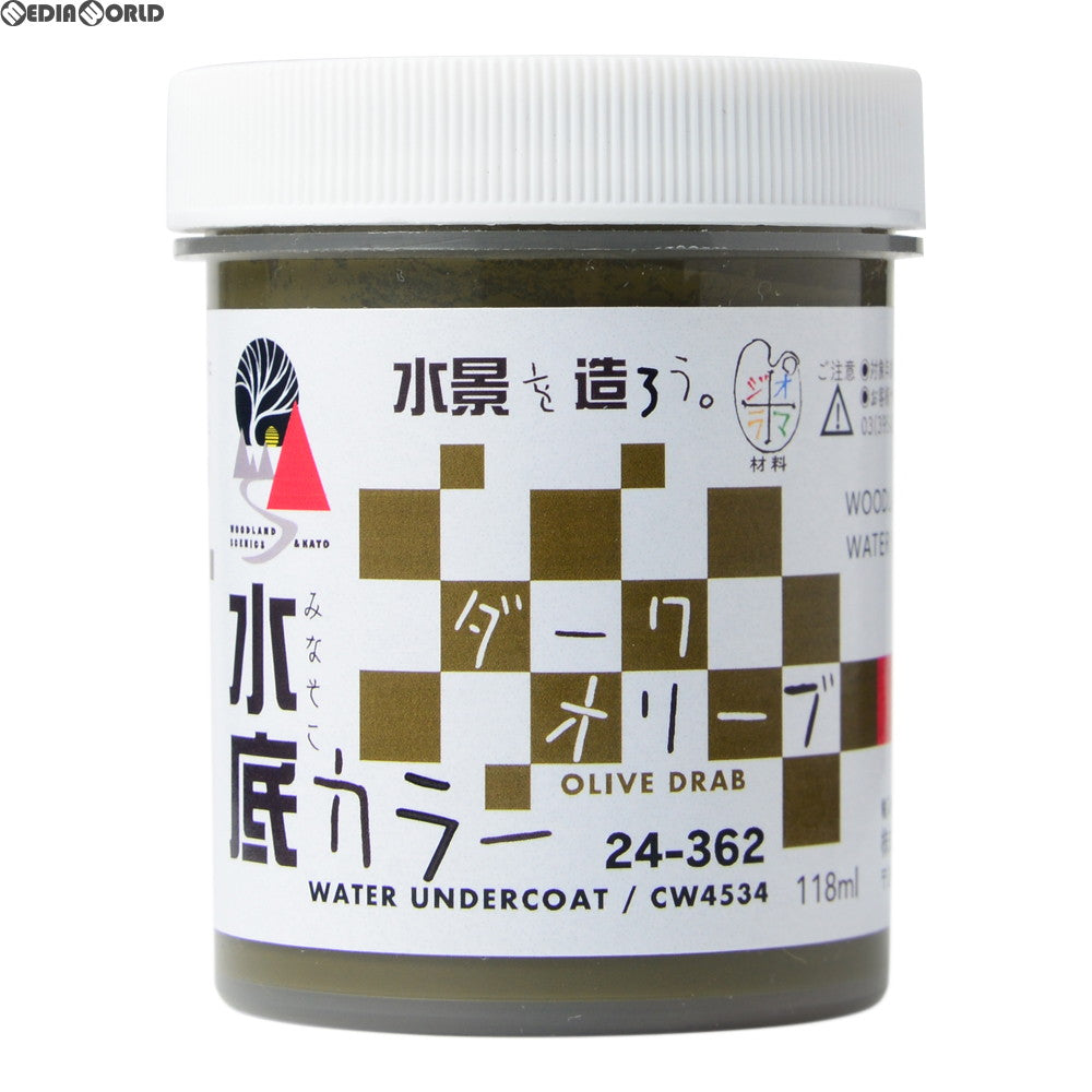 【新品】【お取り寄せ】[RWM] 24-362 ウォーターシステム 水底カラー ダークオリーブ(118ml) 鉄道模型 KATO(カトー)/WOODLAND SCENICS(ウッドランドシーニックス)(20180318)
