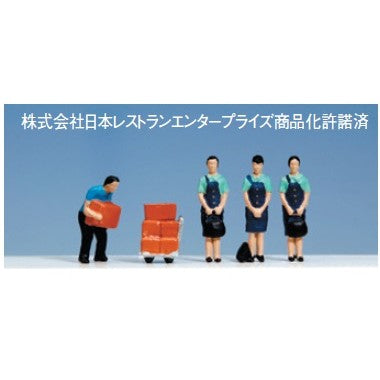 【新品】【お取り寄せ】[RWM] 6-531 (HO)人形 アテンダント(寝台特急:準備) HOゲージ 鉄道模型 KATO(カトー)(20121231)