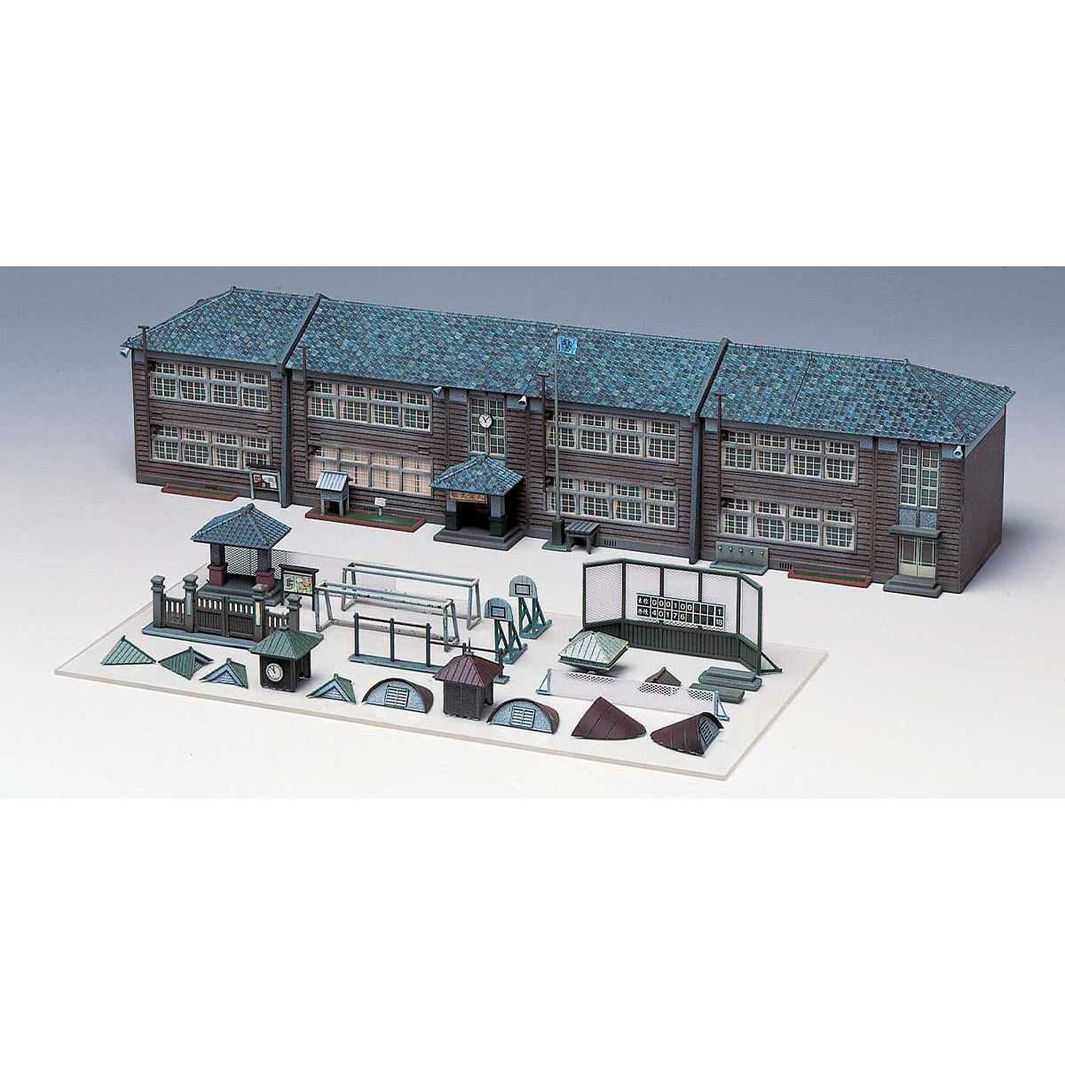 【新品】【お取り寄せ】[RWM] (再販)2171 木造校舎 未塗装組立てキット Nゲージ 鉄道模型 GREENMAX(グリーンマックス)(20201003)