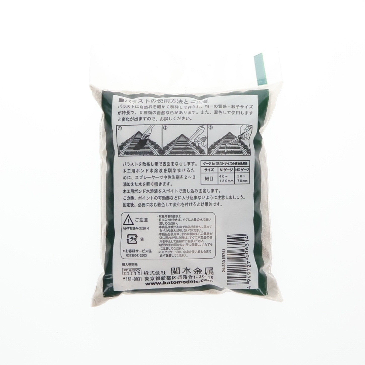 【中古即納】[RWM] 24-330 バラスト 明灰色(細目)(B74) Nゲージ・HOゲージ 鉄道模型 KATO(カトー)/WOODLAND SCENICS(ウッドランドシーニックス)(20070831)