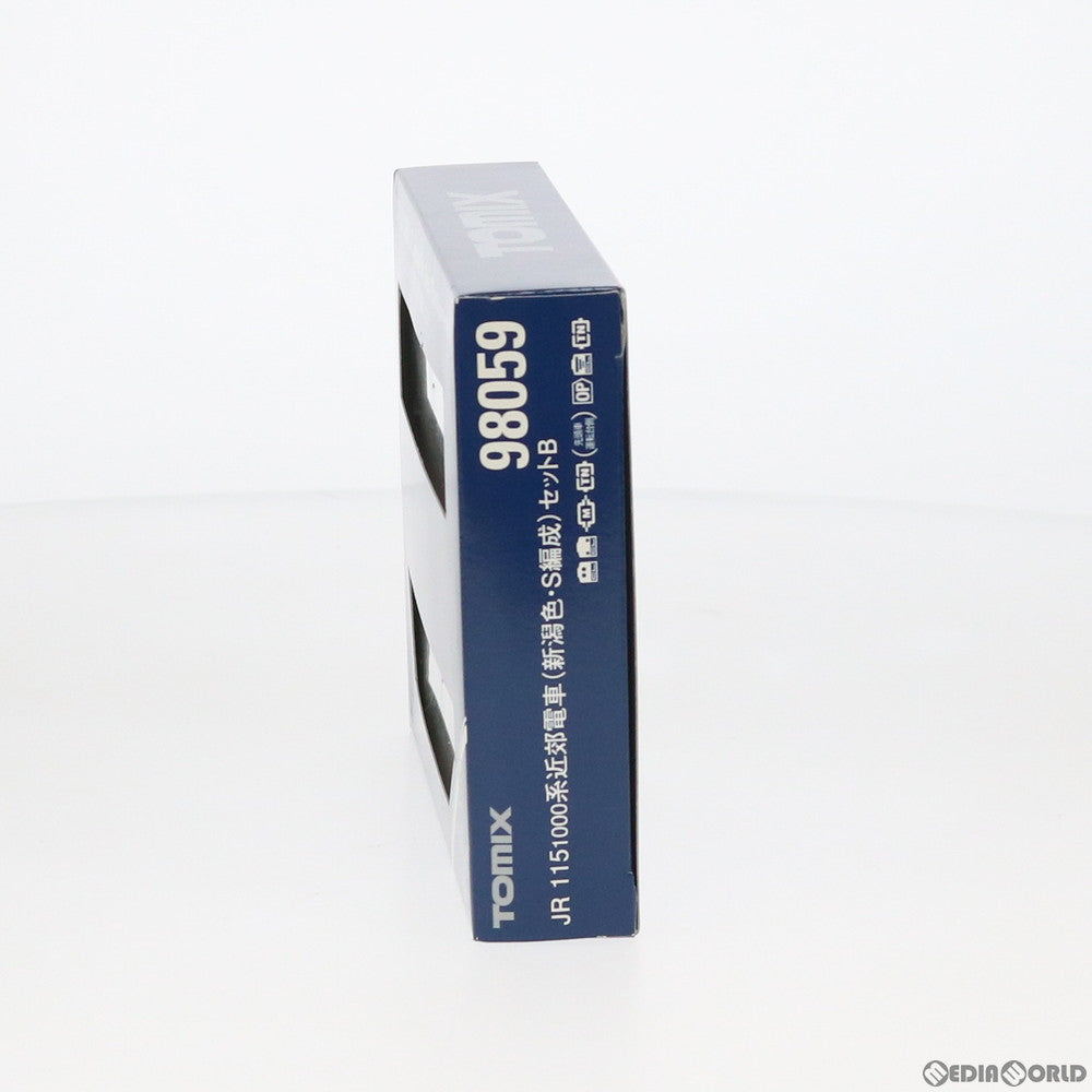 【新品】【お取り寄せ】[RWM] 98059 JR 115-1000系(新潟色・S編成)セットB(2両)(動力付き) Nゲージ 鉄道模型 TOMIX(トミックス)(20190602)
