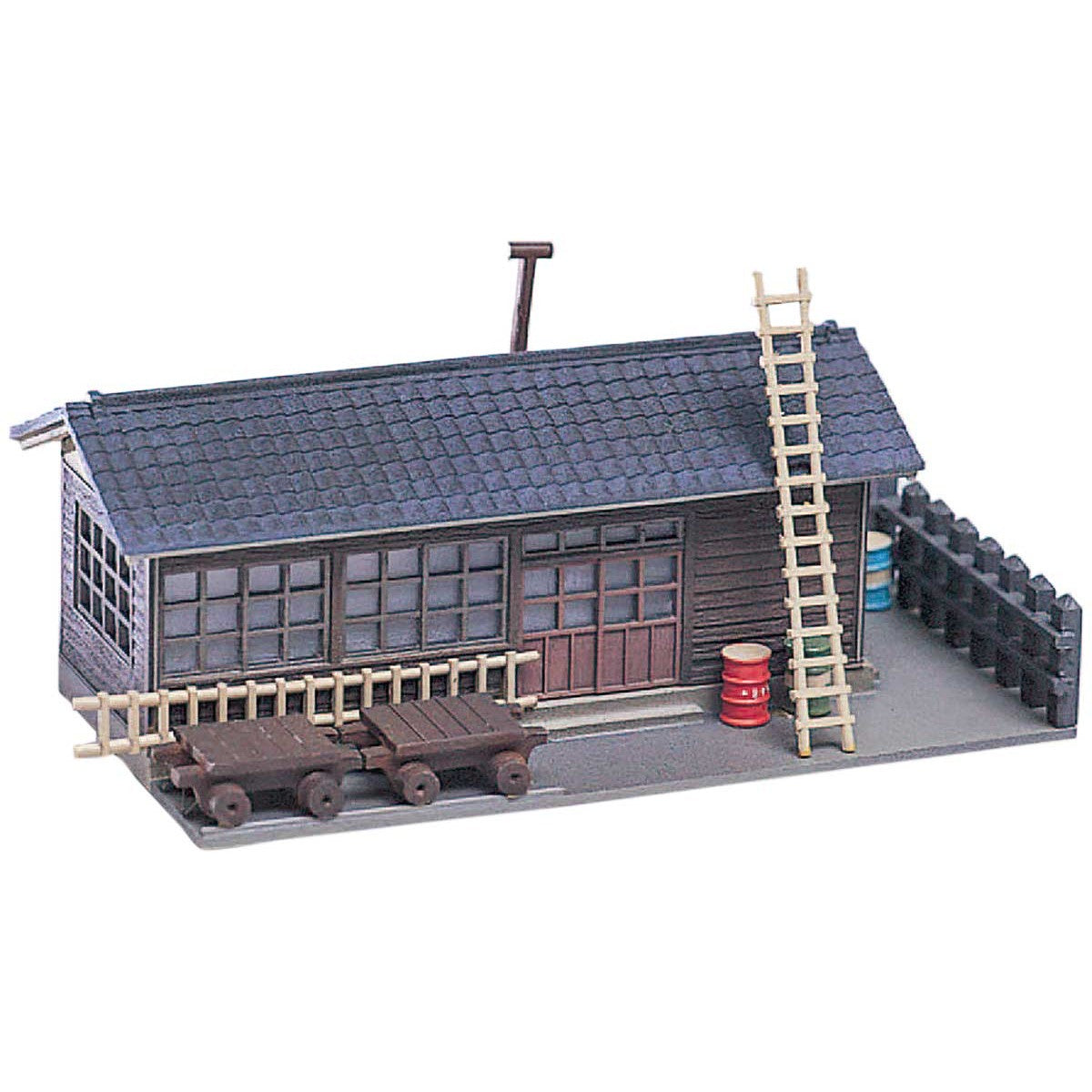 【新品】【お取り寄せ】[RWM] (再販)2113 木造詰所 未塗装組立てキット Nゲージ 鉄道模型 GREENMAX(グリーンマックス)(20190602)