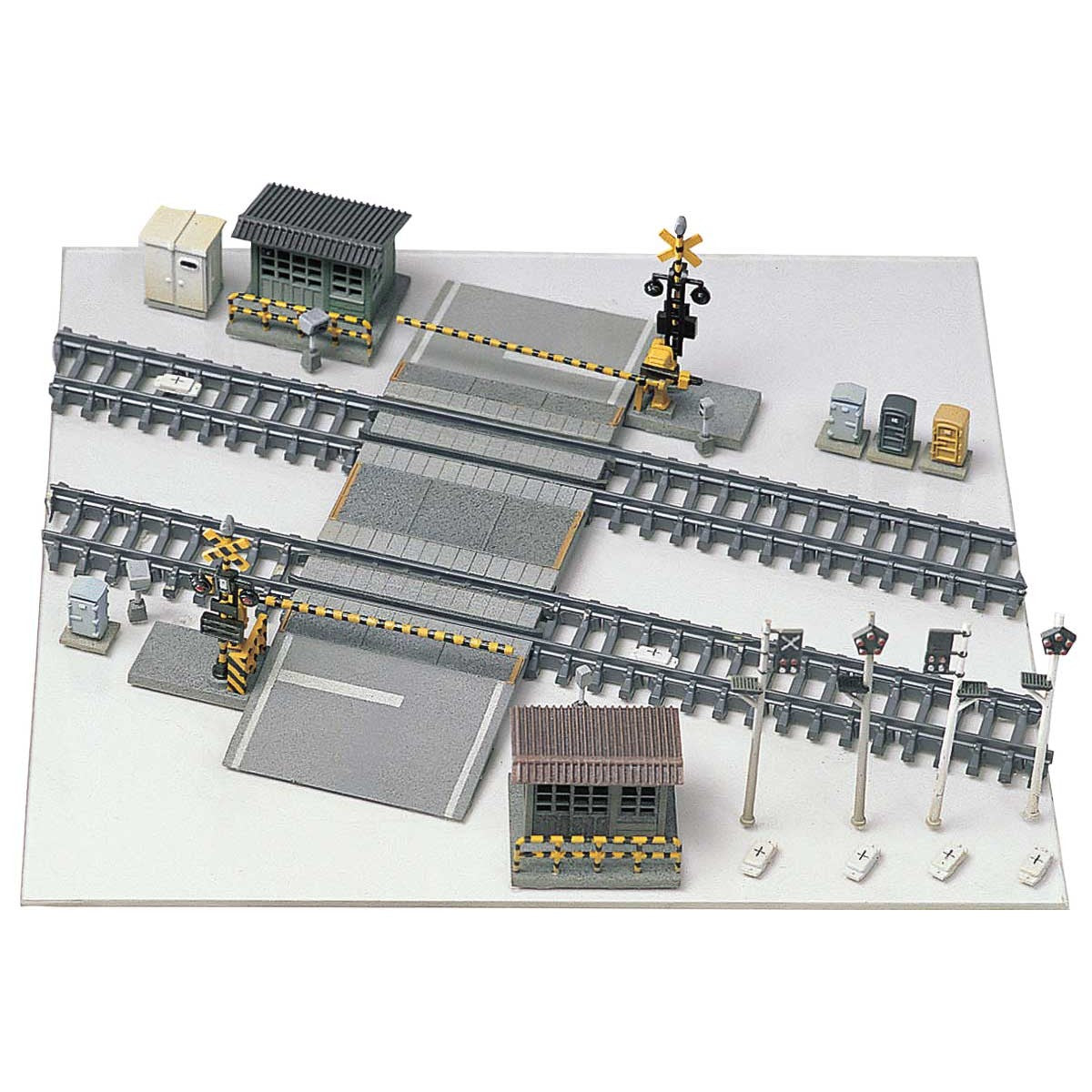 【新品】【お取り寄せ】[RWM] (再販)2153 踏切セット 未塗装組立てキット Nゲージ 鉄道模型 GREENMAX(グリーンマックス)(20200617)