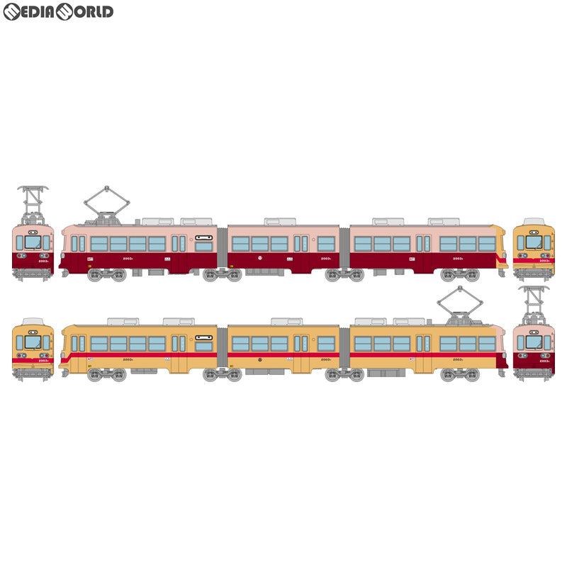 【新品】【お取り寄せ】[RWM] 300977 鉄道コレクション(鉄コレ) 筑豊電気鉄道2000形2003号(開業当時塗装&初代2000形塗装) Nゲージ 鉄道模 TOMYTEC(トミーテック)(20190528)