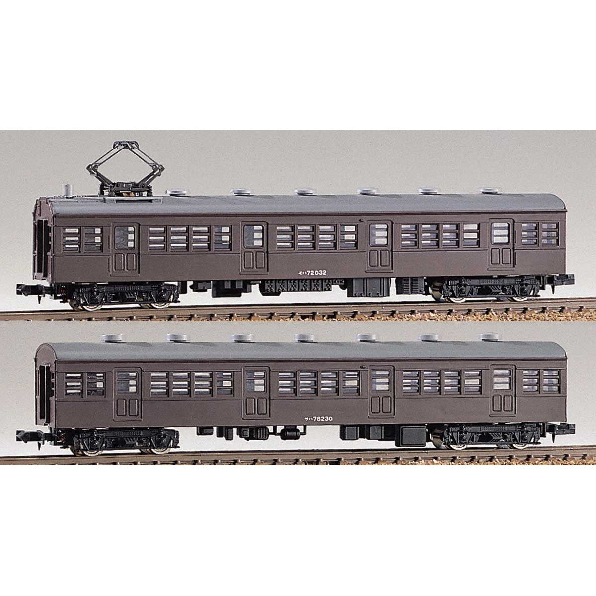 【新品】【お取り寄せ】[RWM] (再々販)159 モハ72+サハ78形 2輛セット エコノミーキット 未塗装組立てキット Nゲージ 鉄道模型 GREENMAX(グリーンマックス)(20230420)