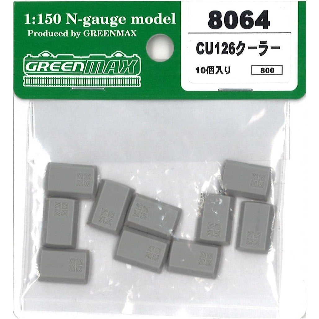 【新品】【お取り寄せ】[RWM] (再々販)8064 CU126クーラー(10ヶ入り) Nゲージ 鉄道模型 GREENMAX(グリーンマックス)(20190731)
