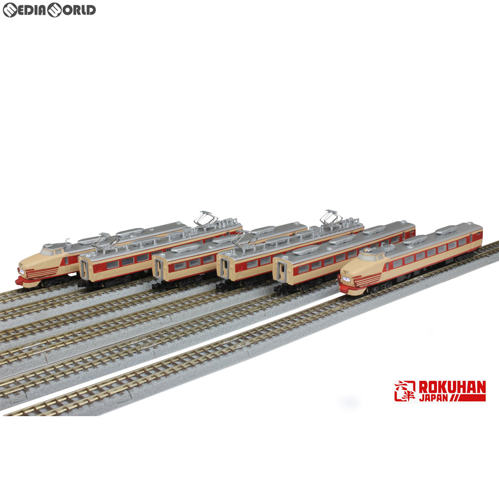 【新品】【お取り寄せ】[RWM] T030-2 国鉄485系特急形電車 初期形 ひばり 7両増結セット(動力付き) Zゲージ 鉄道模型 ROKUHAN(ロクハン/六半)(20190110)