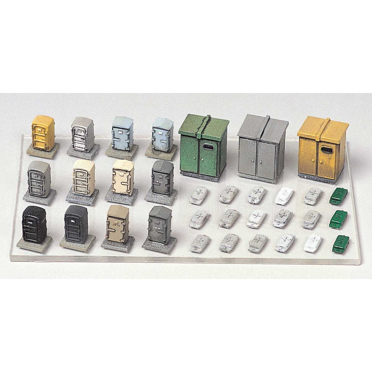 【新品】【お取り寄せ】[RWM] (再販)2181 キュービクル・継電箱・ATS地上子 未塗装組立てキット Nゲージ 鉄道模型 GREENMAX(グリーンマックス)(20191130)