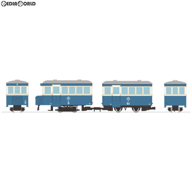 【中古即納】[RWM] 303336 鉄道コレクション(鉄コレ) ナローゲージ80 猫屋線 ジ3・ハ51新塗装 9mmゲージ(動力無し) 鉄道模型 TOMYTEC(トミーテック)(20191123)