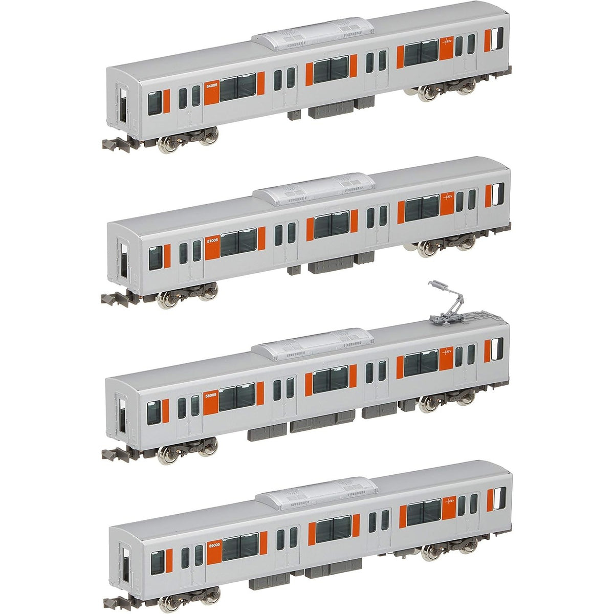 【新品】【お取り寄せ】[RWM] 30875 東武50000型(東上線・行先点灯仕様) 増結用中間車4両セット(動力無し) Nゲージ 鉄道模型 GREENMAX(グリーンマックス)(20191219)