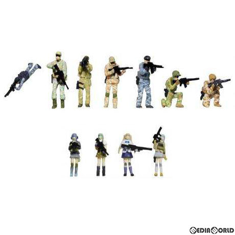 【新品】【お取り寄せ】[RWM] 308089 情景コレクション ザ・人間130 サバゲーの人々 Nゲージ 鉄道模型 TOMYTEC(トミーテック)(20200516)