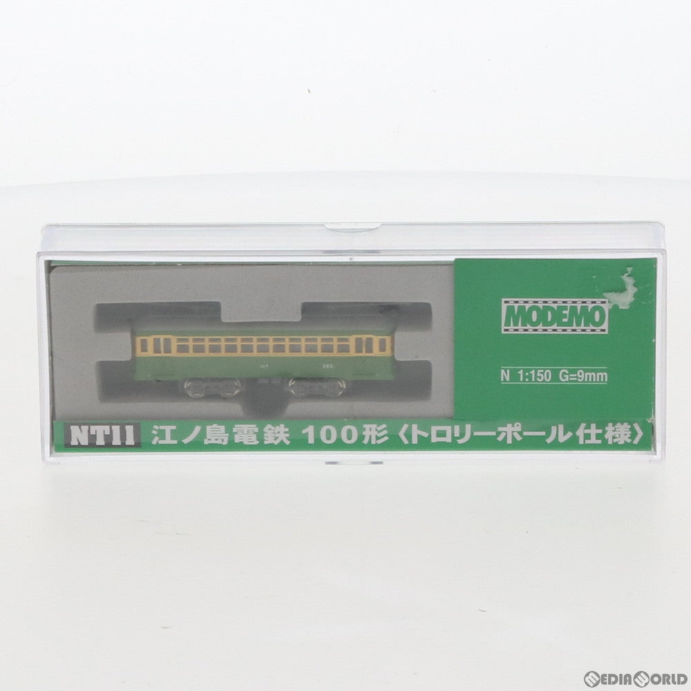 【中古即納】[RWM] NT11 江ノ島電鉄 100形(トロリーポール仕様) Nゲージ 鉄道模型 MODEMO(モデモ/ハセガワ)(20010123)