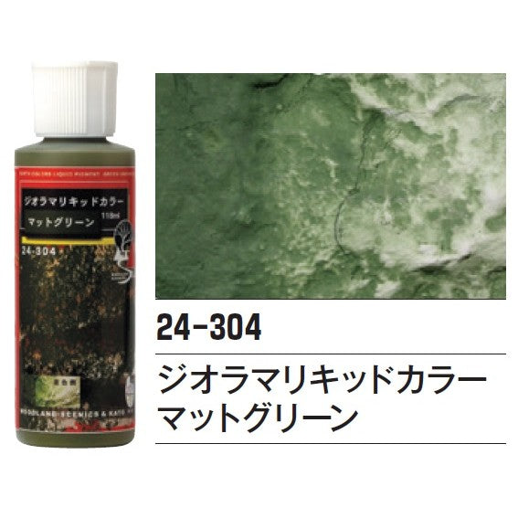 【新品】【お取り寄せ】[RWM] 24-304 ジオラマリキッドカラー マットグリーン 鉄道模型 KATO(カトー)/WOODLAND SCENICS(ウッドランドシーニックス)(2020年5月)