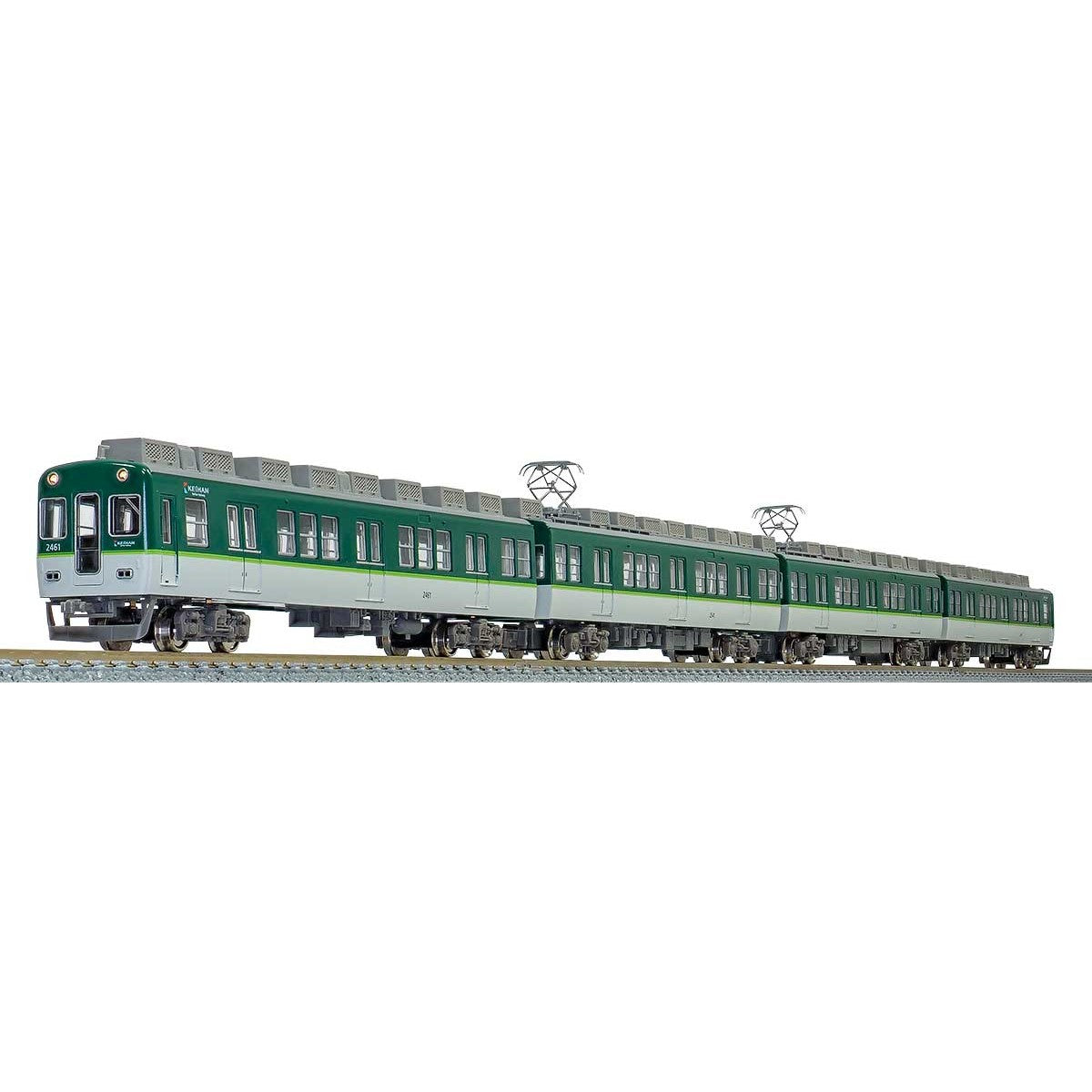 【新品】【お取り寄せ】[RWM] 30328 京阪2400系(1次車・2451編成・新塗装) 基本4両編成セット(動力付き) Nゲージ 鉄道模型 GREENMAX(グリーンマックス)(20200920)