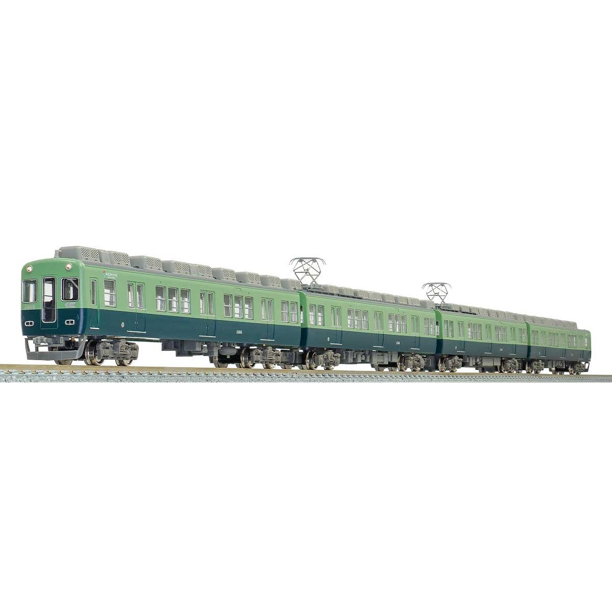 【新品】【お取り寄せ】[RWM] 30330 京阪2400系(2次車・2456編成・旧塗装・新ロゴ) 基本4両編成セット(動力付き) Nゲージ 鉄道模型 GREENMAX(グリーンマックス)(20200920)