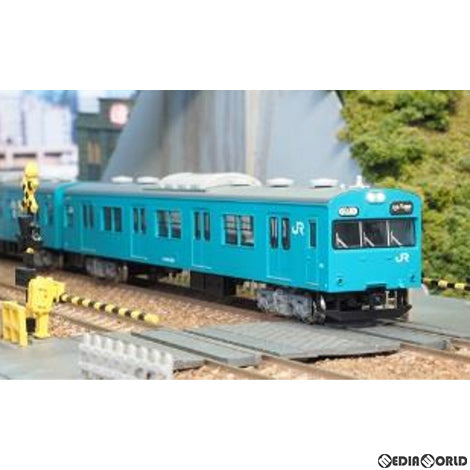 【中古即納】[RWM] 30338 JR103系関西形(和田岬線・グレー台車) 6両編成セット(動力付き) Nゲージ 鉄道模型 GREENMAX(グリーンマックス)(20200730)