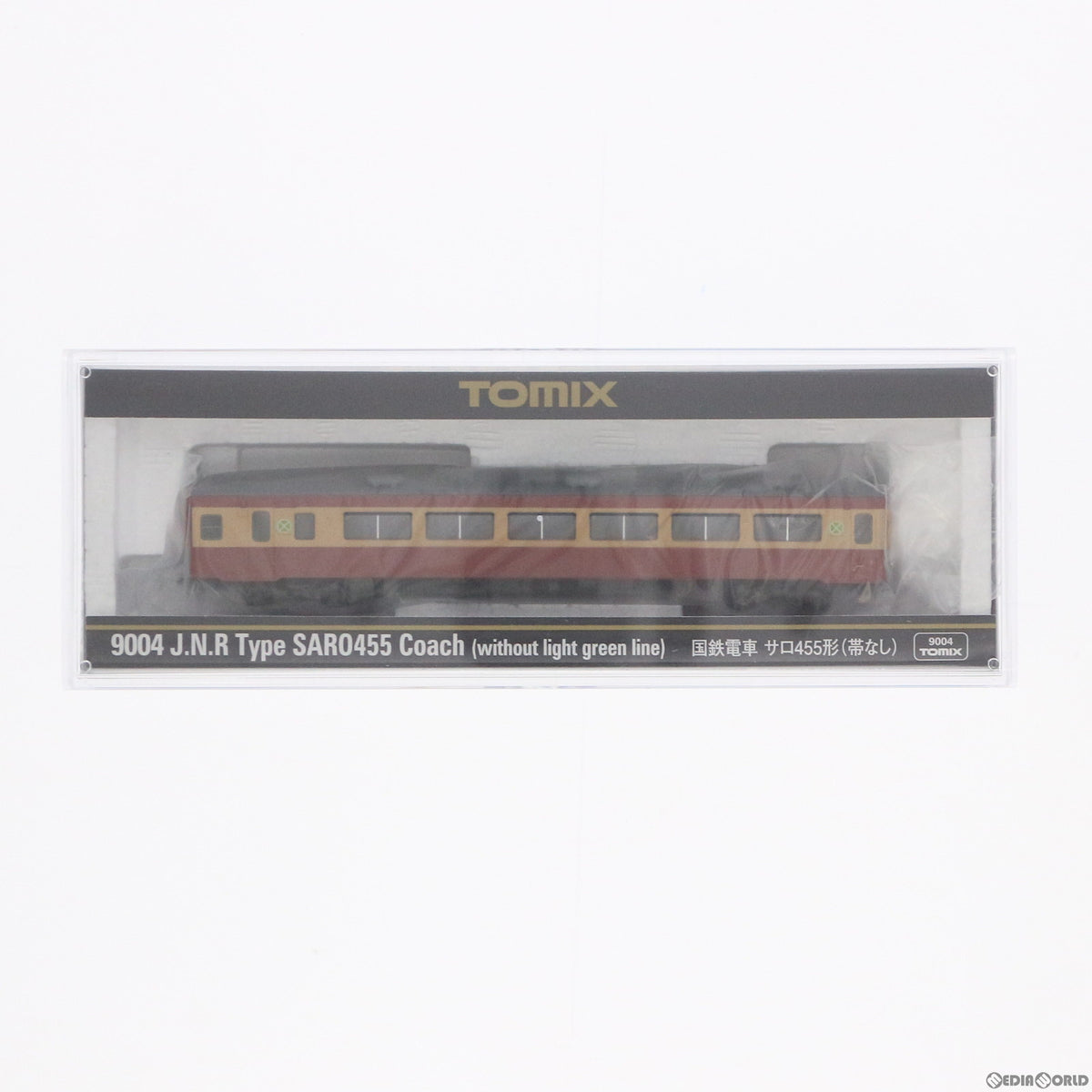 【新品】【お取り寄せ】[RWM] 9004 国鉄電車 サロ455形(帯なし)(動力無し) Nゲージ 鉄道模型 TOMIX(トミックス)(20201003)