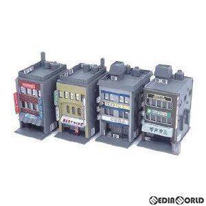 【新品即納】[RWM] 2611 着色済み 商業ビル 3F(4棟入り) Nゲージ 鉄道模型 GREENMAX(グリーンマックス) (20201030)