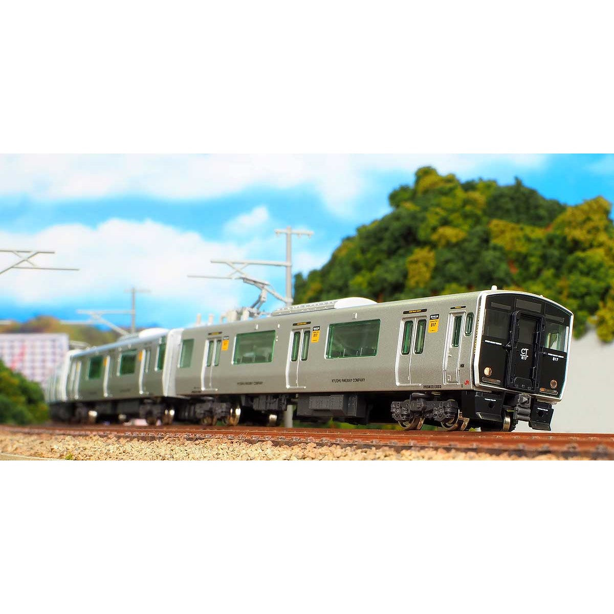 【新品】【お取り寄せ】[RWM] 30366 JR九州817系1000番代(福北ゆたか線) 基本2両編成セット(動力付き) Nゲージ 鉄道模型 GREENMAX(グリーンマックス)(20201120)