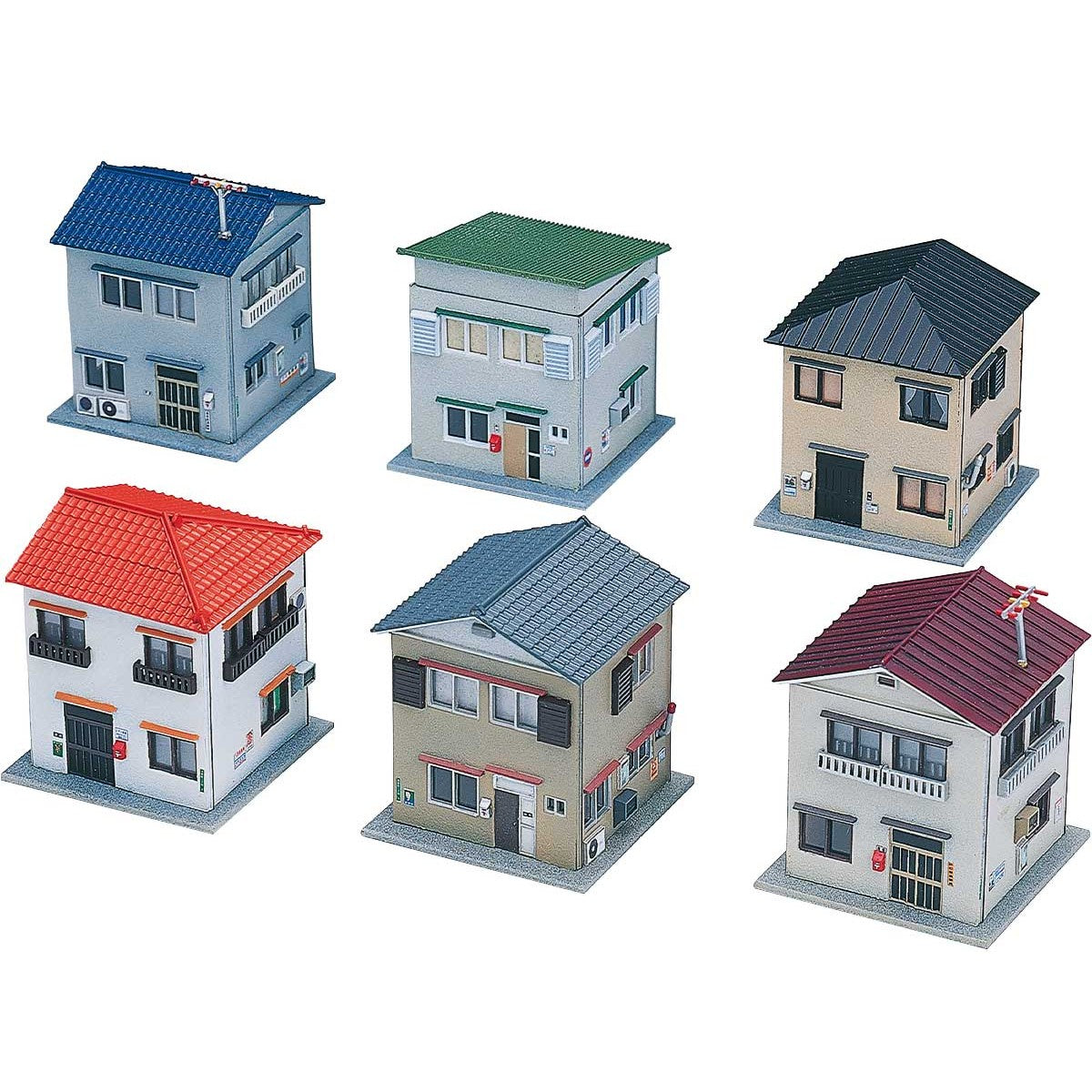 【新品】【お取り寄せ】[RWM] (再販)2137 住宅セット 未塗装組立てキット Nゲージ 鉄道模型 GREENMAX(グリーンマックス)(20130910)