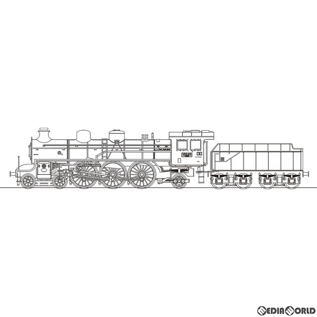 【新品即納】[RWM] 鉄道院 18900形(国鉄 C51形) 蒸気機関車 組立キット(動力付き) Nゲージ 鉄道模型 ワールド工芸(2020年9月)